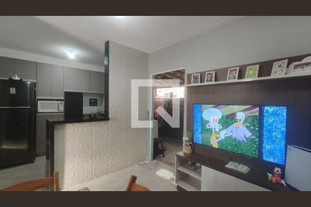 Sala de apartamento para alugar com 2 quartos, 49m² em Chacaras Reunidas Santa Terezinha, Contagem