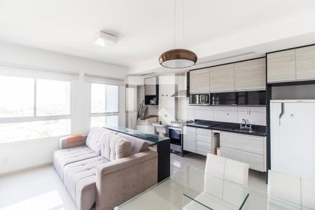 Sala  de apartamento para alugar com 1 quarto, 43m² em Melville Empresarial Ii, Barueri