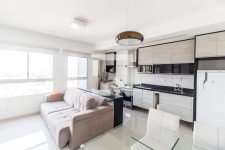 Sala  de apartamento para alugar com 1 quarto, 43m² em Melville Empresarial Ii, Barueri