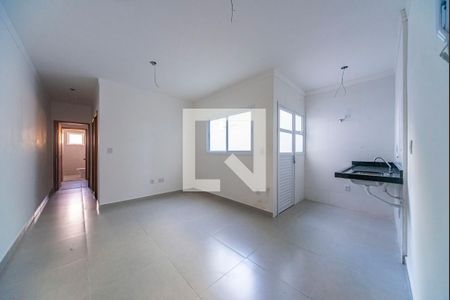 Sala de apartamento à venda com 2 quartos, 52m² em Vila Eldizia, Santo André