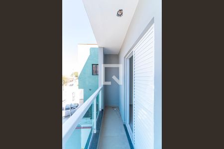Varanda do Quarto 2 de apartamento à venda com 2 quartos, 52m² em Vila Eldizia, Santo André