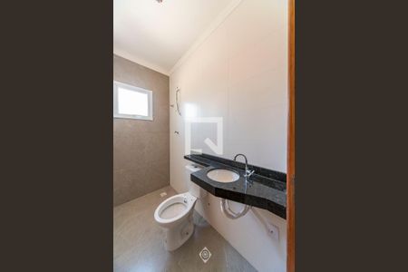 Banheiro do Quarto 2 de apartamento à venda com 2 quartos, 52m² em Vila Eldizia, Santo André