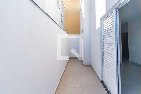 Varanda do Quarto 2 de apartamento à venda com 2 quartos, 49m² em Vila Eldizia, Santo André
