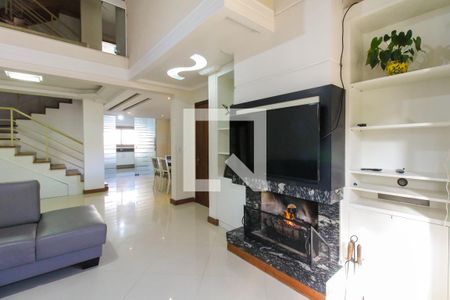 Sala de casa de condomínio à venda com 4 quartos, 243m² em Marechal Rondon, Canoas