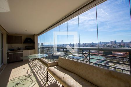 Varanda gourmet de apartamento para alugar com 3 quartos, 136m² em Jardim, Santo André