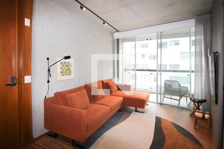 Sala de apartamento à venda com 1 quarto, 63m² em Vila Nova Conceição, São Paulo