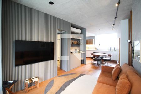 Sala de apartamento à venda com 1 quarto, 63m² em Vila Nova Conceição, São Paulo
