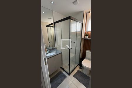 Banheiro de kitnet/studio à venda com 1 quarto, 27m² em Perdizes, São Paulo