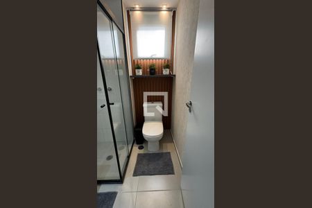 Banheiro de kitnet/studio à venda com 1 quarto, 27m² em Perdizes, São Paulo