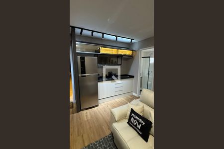 Cozinha de kitnet/studio à venda com 1 quarto, 27m² em Perdizes, São Paulo