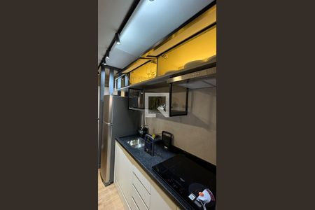 Cozinha de kitnet/studio à venda com 1 quarto, 27m² em Perdizes, São Paulo