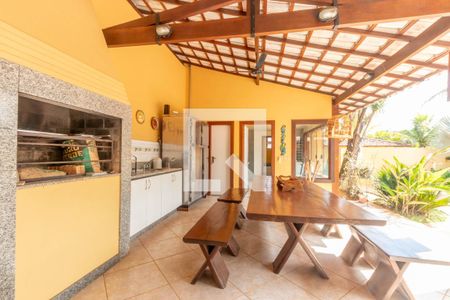 Varanda gourmet de casa de condomínio à venda com 3 quartos, 420m² em Condados da Lagoa, Lagoa Santa