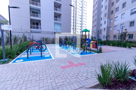 Área comum - Bicicletário de apartamento à venda com 2 quartos, 42m² em Várzea da Barra Funda, São Paulo