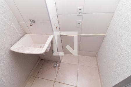 Varanda da Sala / Área de Serviço de apartamento para alugar com 2 quartos, 42m² em Várzea da Barra Funda, São Paulo