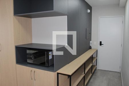 Cozinha de kitnet/studio para alugar com 1 quarto, 32m² em Consolação, São Paulo