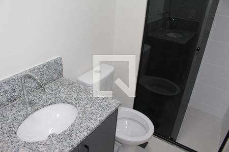 Banheiro de kitnet/studio para alugar com 1 quarto, 32m² em Consolação, São Paulo