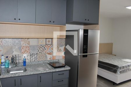 Cozinha de kitnet/studio para alugar com 1 quarto, 32m² em Consolação, São Paulo