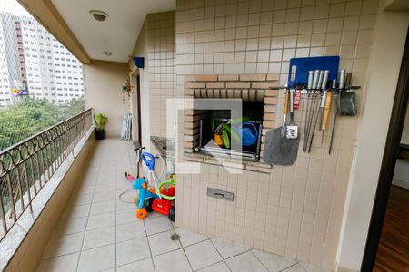Varanda da Sala de apartamento para alugar com 3 quartos, 150m² em Jardim Monte Kemel, São Paulo