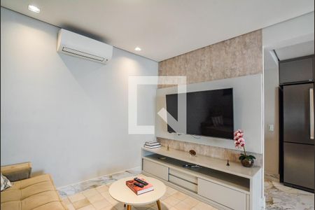 Sala de apartamento para alugar com 2 quartos, 117m² em Vila Assunção, Santo André