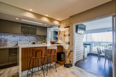 Sala de apartamento para alugar com 2 quartos, 117m² em Vila Assunção, Santo André