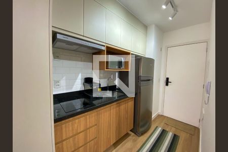 Cozinha de apartamento para alugar com 1 quarto, 22m² em Jardim Paulista, São Paulo