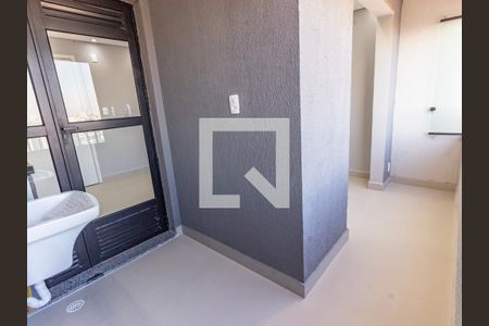 Varanda e Área de Serviço de apartamento para alugar com 2 quartos, 43m² em Belenzinho, São Paulo