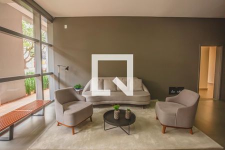 Hall Social de apartamento para alugar com 1 quarto, 28m² em Vila Clementino, São Paulo