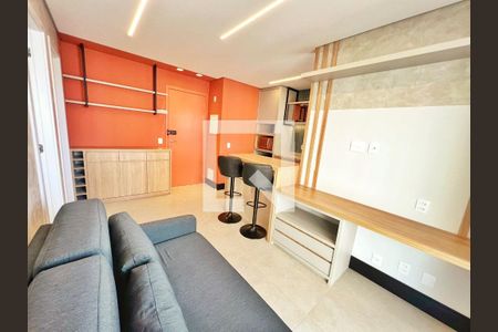 Sala de apartamento à venda com 1 quarto, 35m² em Aclimação, São Paulo