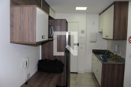 Cozinha de kitnet/studio à venda com 1 quarto, 30m² em Centro Histórico de São Paulo, São Paulo