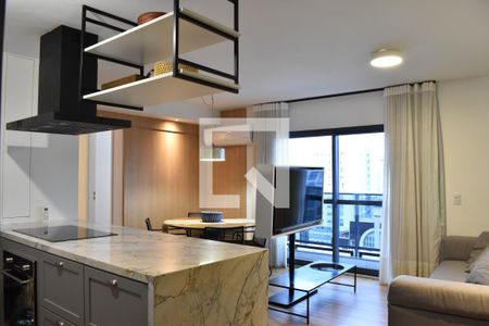 Sala de apartamento para alugar com 2 quartos, 66m² em Centro, Curitiba