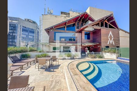 Área comum - Piscina de kitnet/studio à venda com 1 quarto, 42m² em Centro, Rio de Janeiro