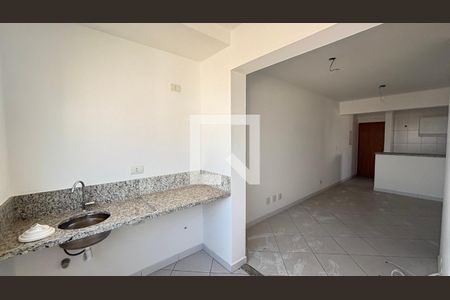 Sala/Cozinha de apartamento à venda com 2 quartos, 58m² em Campestre, Santo André