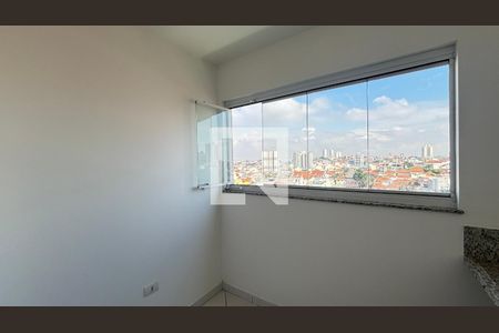 Sala/Cozinha de apartamento à venda com 2 quartos, 58m² em Campestre, Santo André