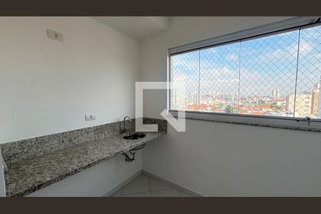 Sala  de apartamento à venda com 2 quartos, 60m² em Campestre, Santo André