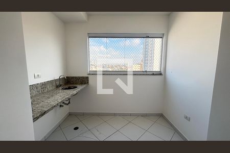 Sala  de apartamento à venda com 2 quartos, 60m² em Campestre, Santo André