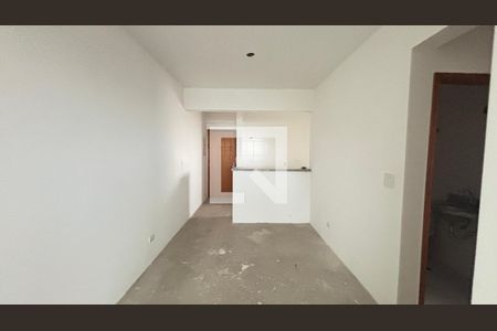 Sala  de apartamento à venda com 2 quartos, 60m² em Campestre, Santo André
