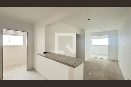 Sala  de apartamento à venda com 2 quartos, 60m² em Campestre, Santo André