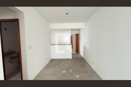 Sala de apartamento à venda com 2 quartos, 59m² em Campestre, Santo André