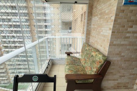 Varanda de apartamento para alugar com 2 quartos, 76m² em Guilhermina, Praia Grande
