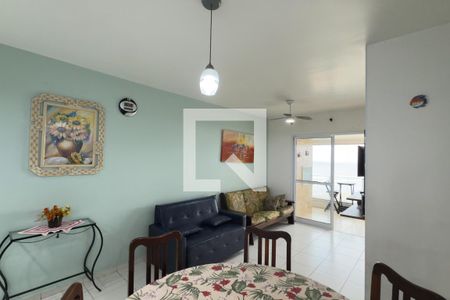 Sala de apartamento para alugar com 2 quartos, 76m² em Guilhermina, Praia Grande