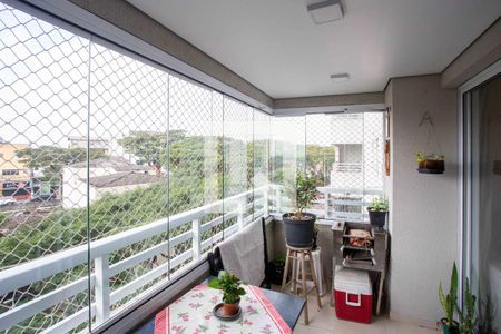 Varanda da Sala de apartamento à venda com 2 quartos, 65m² em Centro, Diadema