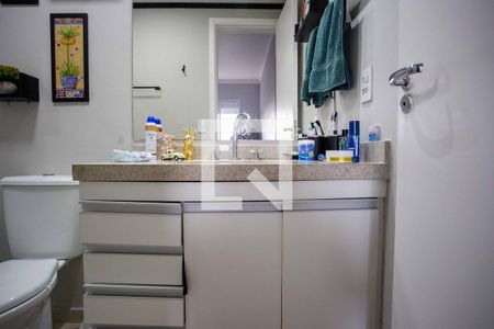 Banheiro da Suíte de apartamento à venda com 2 quartos, 65m² em Centro, Diadema