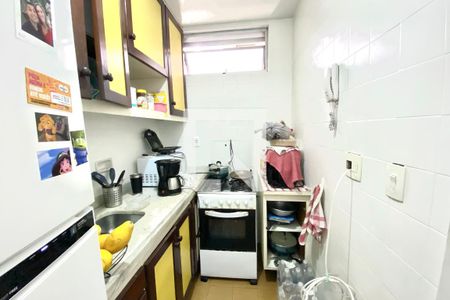 Cozinha de apartamento à venda com 1 quarto, 40m² em Botafogo, Rio de Janeiro
