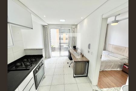 Sala/Cozinha de kitnet/studio para alugar com 1 quarto, 32m² em Casa Verde, São Paulo