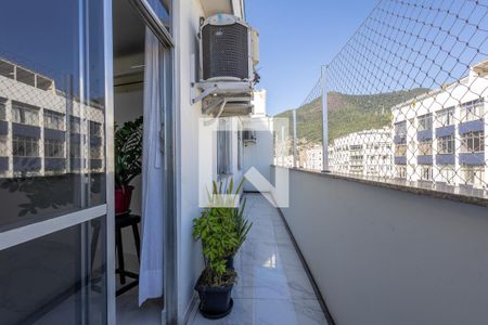 Sala Varanda de apartamento para alugar com 3 quartos, 107m² em Tijuca, Rio de Janeiro