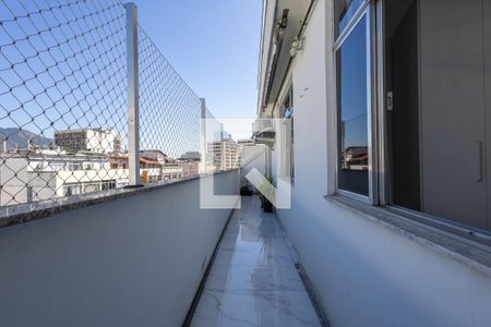 Sala Varanda de apartamento para alugar com 3 quartos, 107m² em Tijuca, Rio de Janeiro