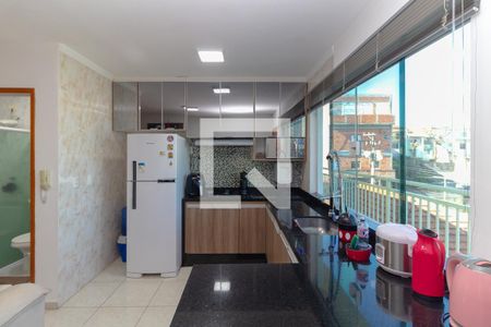 Cozinha de casa de condomínio à venda com 1 quarto, 35m² em Vila Bela, São Paulo