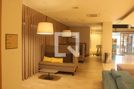 Área comum de kitnet/studio para alugar com 1 quarto, 30m² em Gonzaga, Santos