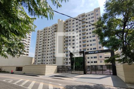 Fachada do condomínio de apartamento para alugar com 2 quartos, 56m² em Alcantara, São Gonçalo