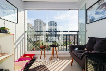 Varanda da Sala de apartamento à venda com 3 quartos, 73m² em Vila Andrade, São Paulo